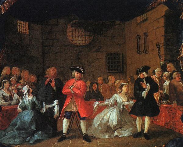 HOGARTH, William A Scene from the Beggar's Opera g Norge oil painting art